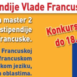 Stipendije francuske vlade (2017.-2018.)